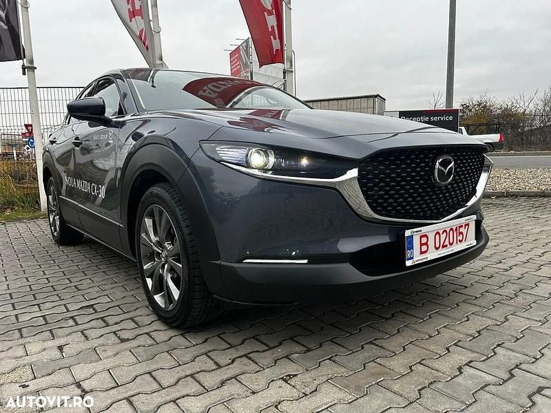 Gri Utilizat 2024 Mazda CX-30 Exclusive-Line SUV | 30.490 EUR (Puțin scump) - Imagine 1/4