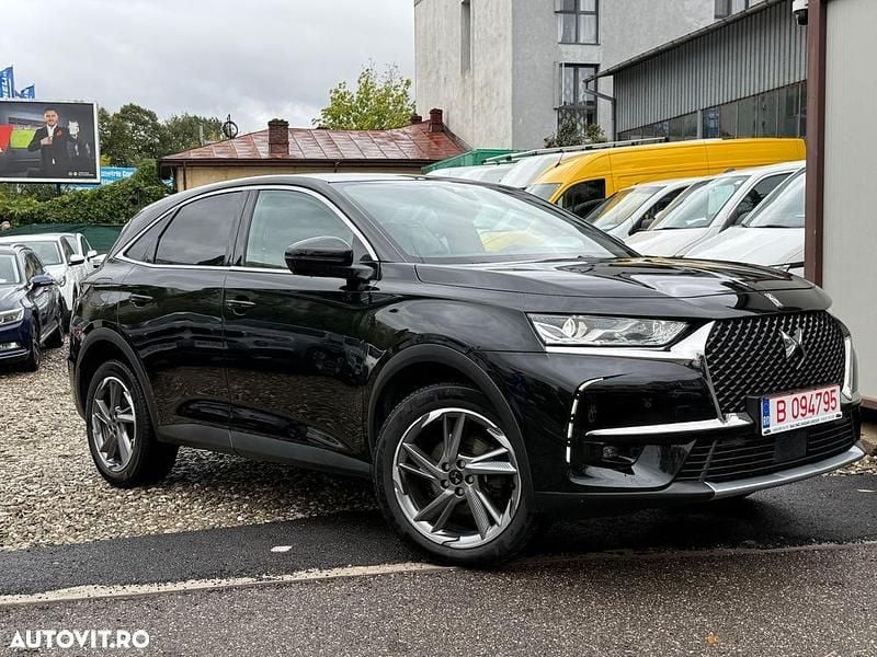 Culoarenegru Utilizat 2021 DS Automobiles DS7 Crossback Rivoli SUV | 17.787 EUR (Preț OK) - Imagine 1/4