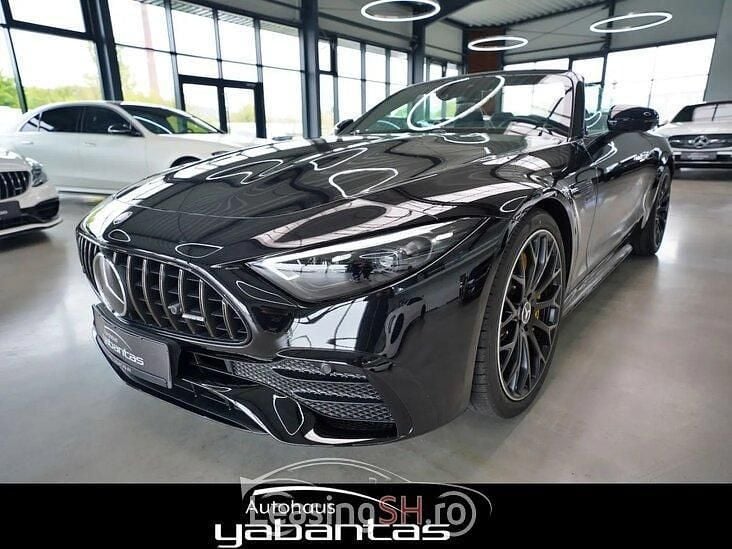 Negru Utilizat 2023 Mercedes SL43 AMG AMG Cabrio | 125.849 EUR - Imagine 1/4
