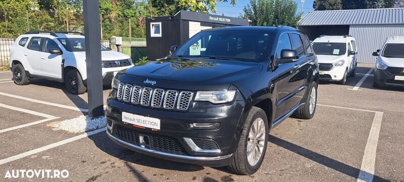 Negru Utilizat 2018 Jeep Grand Cherokee Summit SUV | 26.620 EUR (Scump) - Imagine 1/4
