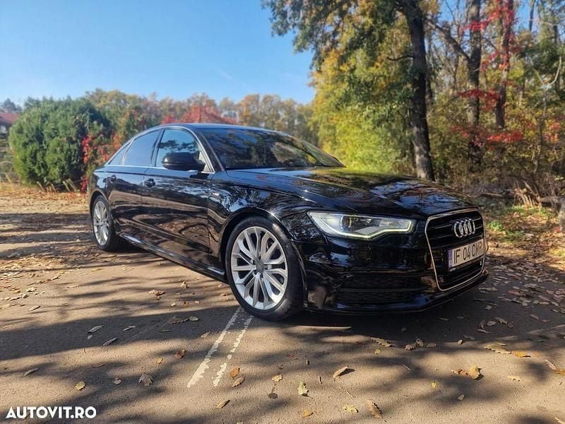 Culoarenegru Utilizat 2014 Audi A6 S-Line Berlinǎ | 11.900 EUR (Preț bun) - Imagine 1/4