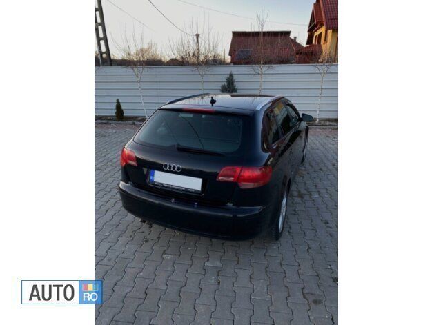 Negru Utilizat 2007 Audi A3 S-Line Hatchback | 4.950 EUR (Preț OK) - Imagine 1/2
