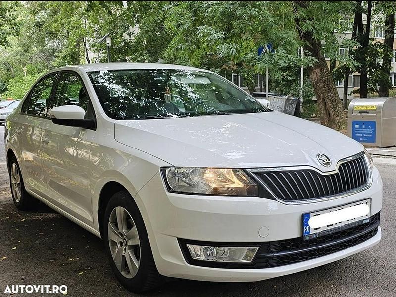Culoarealb Utilizat 2015 Skoda Rapid Berlinǎ | 7.350 EUR (Preț OK) - Imagine 1/4