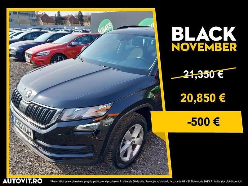 Negru Utilizat 2019 Skoda Kodiaq Style SUV | 20.850 EUR (Preț OK) - Imagine 1/4