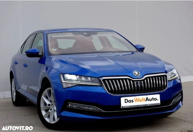 Albastru Utilizat 2020 Skoda Superb Ambition Berlinǎ | 21.990 EUR (Scump) - Imagine 1/4