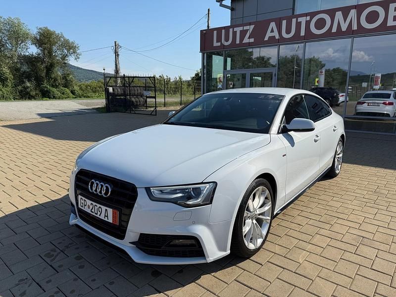 Negru metalizat Utilizat 2010 Audi A5 Sportback Business | 17.599 EUR - Imagine 1/4