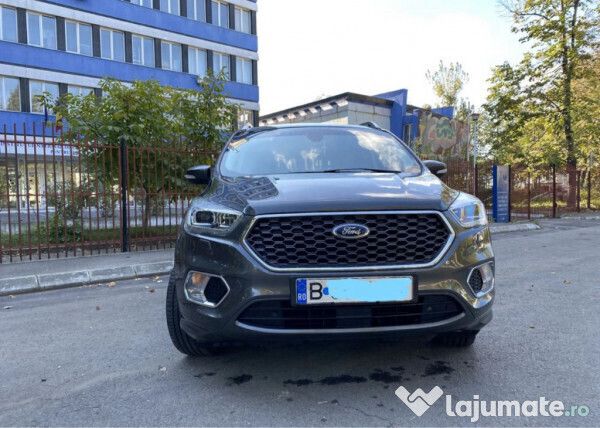 Gri Utilizat 2018 Ford Kuga Vignale SUV | 16.250 EUR (Puțin scump) - Imagine 1/4