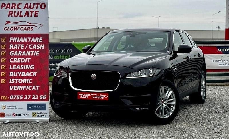 Culoarenegru Utilizat 2017 Jaguar F-Pace Portfolio SUV | 12.999 EUR (Preț bun) - Imagine 1/4