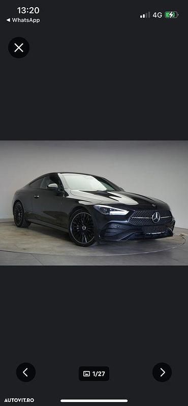 Culoarenegru Second-hand 2023 Mercedes CLE300 Coupe | 58.000 EUR - Imagine 1/4