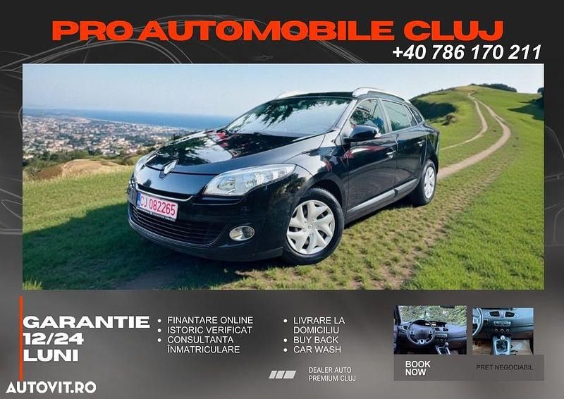 Second-hand Renault Mégane GrandTour Expression 90 CP (66 kW) 2013 Culoarenegru Break