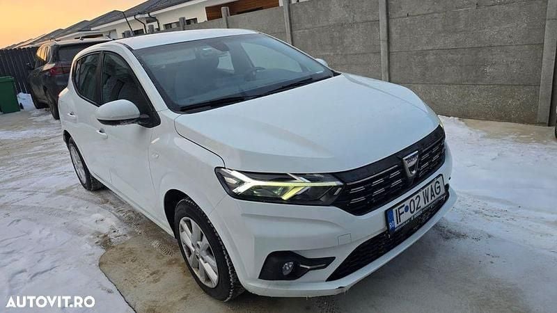 Culoarealb Utilizat 2021 Dacia Sandero Comfort Hatchback | 7.900 EUR (Super Preț) - Imagine 1/4