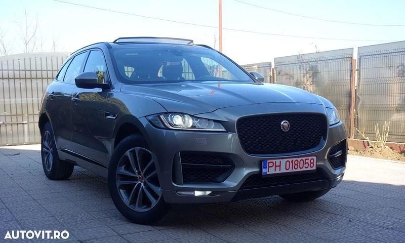 Galbeuriu Utilizat 2019 Jaguar F-Pace R-Sport SUV | 21.550 EUR (Preț bun) - Imagine 1/4