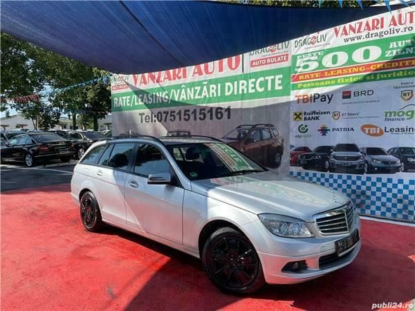 Argintiu Utilizat 2009 Mercedes C200 Berlinǎ | 4.499 EUR (Preț OK) - Imagine 1/4