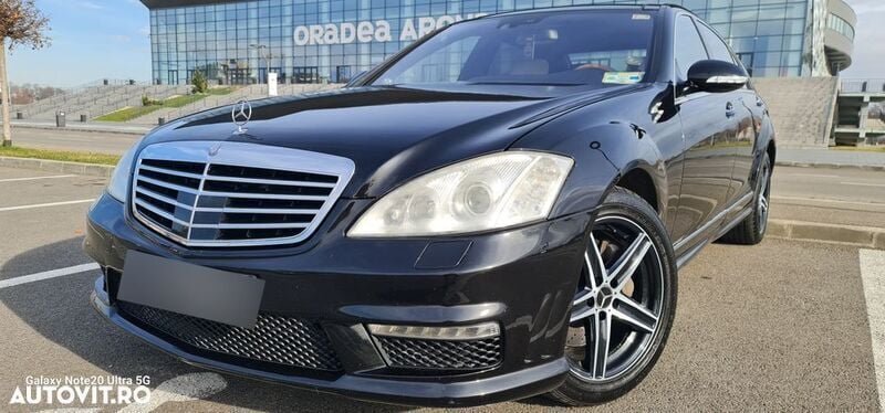 Negru Utilizat 2008 Mercedes S420 Berlinǎ | 11.999 EUR - Imagine 1/4