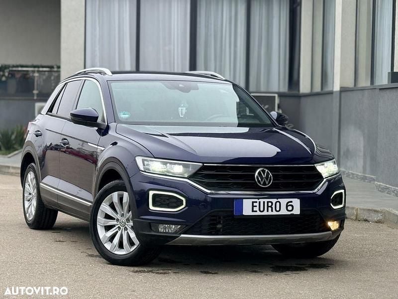 Culoarealbastru Utilizat 2019 VW T-Roc R-line SUV | 18.750 EUR (Super Preț) - Imagine 1/4