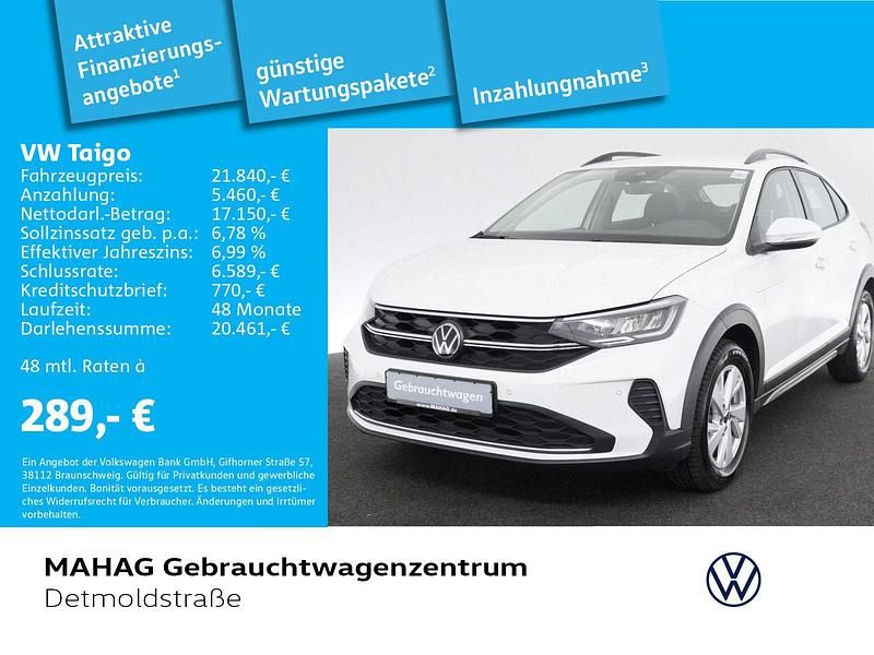 Utilizat 2022 VW Taigo Life SUV | 23.951 EUR (Preț OK) - Imagine 1/1