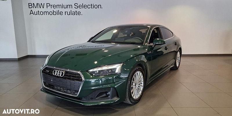 Culoareverde Utilizat 2021 Audi A5 Sportback Advanced Hatchback | 33.000 EUR (Preț OK) - Imagine 1/4