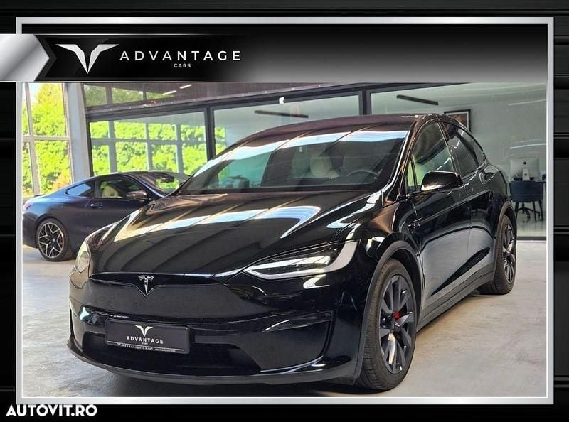 Negru Utilizat 2023 Tesla Model X Plaid SUV | 89.815 EUR - Imagine 1/4