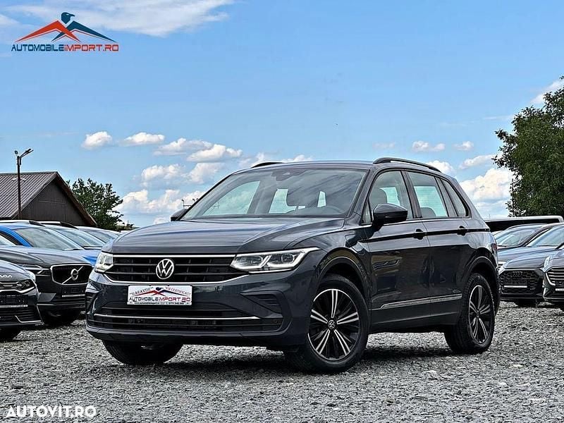 Gri Utilizat 2021 VW Tiguan Life SUV | 23.299 EUR (Preț OK) - Imagine 1/4