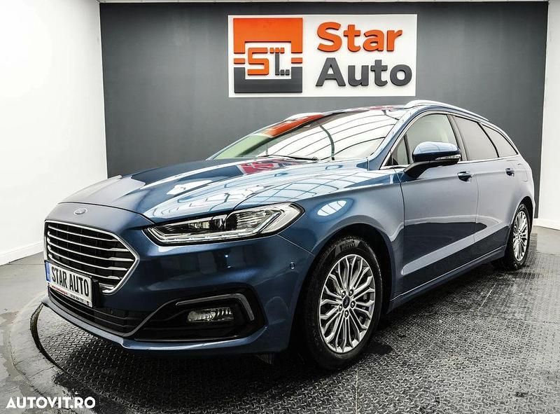 Culoarealbastru Second-hand 2020 Ford Mondeo Titanium Break | 14.990 EUR (Preț OK) - Imagine 1/4