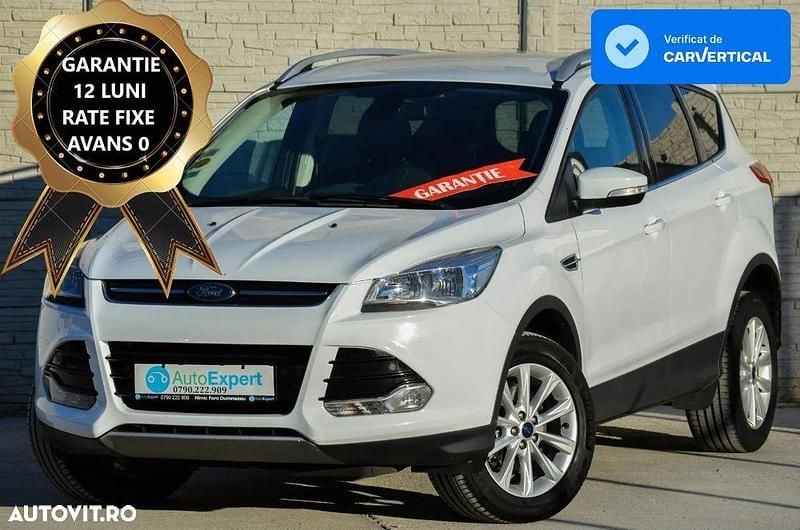 Culoarealb Utilizat 2016 Ford Kuga Titanium SUV | 10.480 EUR (Preț bun) - Imagine 1/4