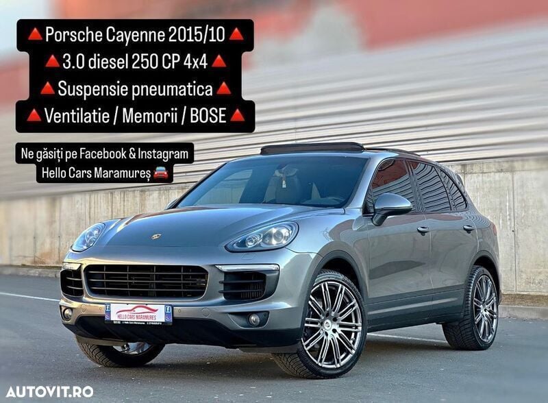 Gri Utilizat 2015 Porsche Cayenne Platinum Edition SUV | 25.990 EUR (Puțin scump) - Imagine 1/4