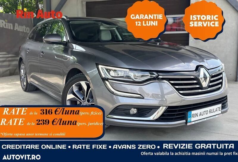 Gri Utilizat 2019 Renault Talisman GrandTour Initiale Paris Break | 13.990 EUR - Imagine 1/4