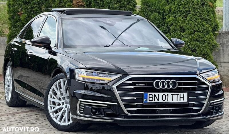 Negru Utilizat 2020 Audi A8 Berlinǎ | 41.990 EUR (Super Preț) - Imagine 1/4