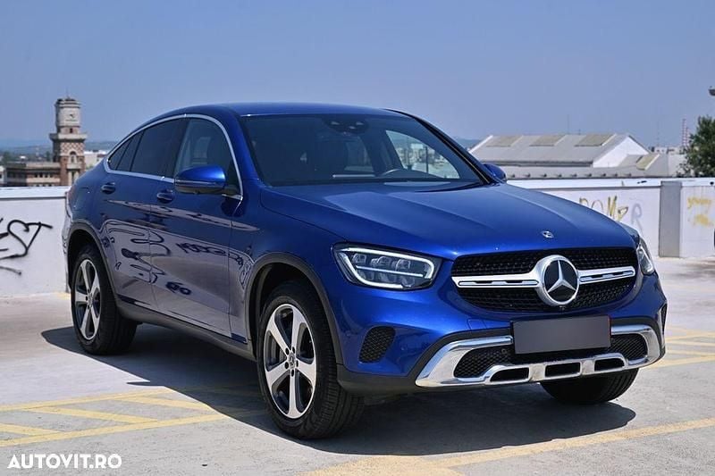 Albastru Utilizat 2020 Mercedes GLC300 Coupe | 35.450 EUR (Super Preț) - Imagine 1/4