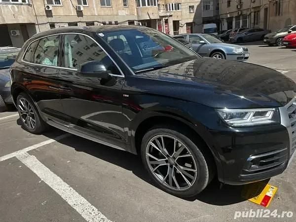 Negru Utilizat 2018 Audi Q5 SUV | 25.750 EUR (Scump) - Imagine 1/4