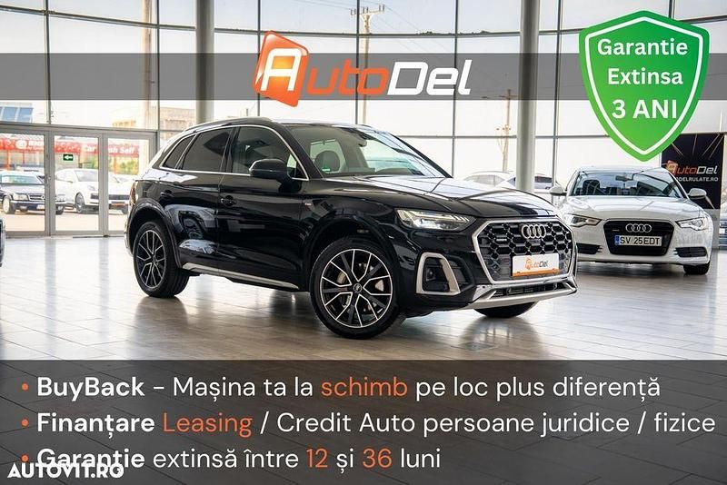 Culoarenegru Utilizat 2022 Audi Q5 S-Line SUV | 33.999 EUR (Preț bun) - Imagine 1/4
