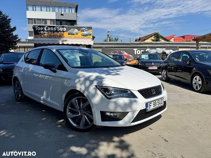 Alb Utilizat 2015 Seat Leon FR Hatchback | 10.250 EUR (Preț OK) - Imagine 1/4