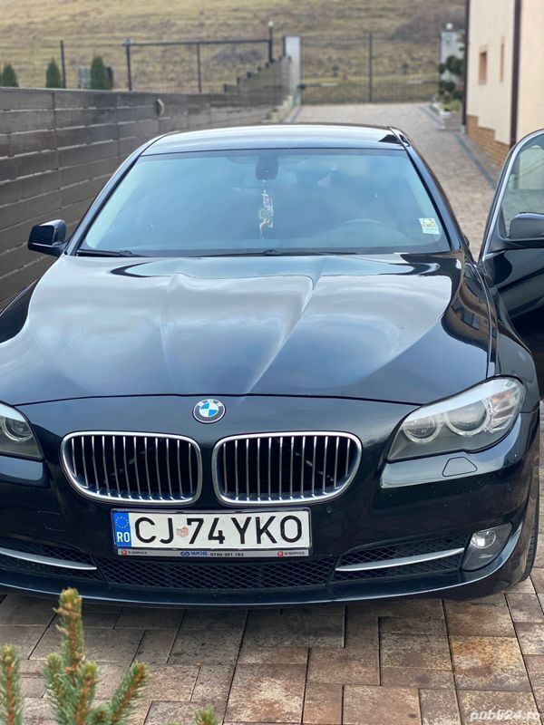 Negru Utilizat 2011 BMW 520 Berlinǎ | 10.200 EUR (Preț OK) - Imagine 1/4