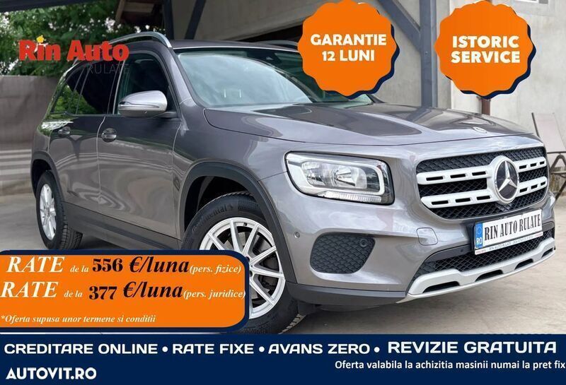 Gri Utilizat 2022 Mercedes GLB180 SUV | 23.990 EUR - Imagine 1/4