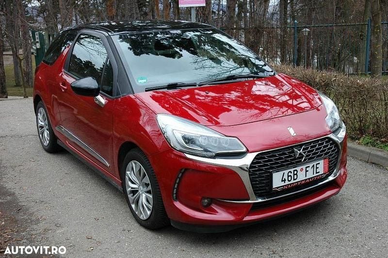 Second-hand DS Automobiles DS3 Be Chic 110 CP (80 kW) 2018 Culoarerosu Hatchback