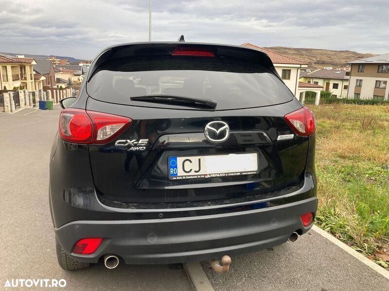 Negru Utilizat 2014 Mazda CX-5 Sports-Line SUV | 8.550 EUR (Preț bun) - Imagine 1/4