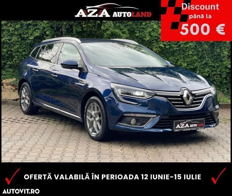 Albastru Utilizat 2017 Renault Mégane GrandTour Bose Edition Break | 11.490 EUR (Puțin scump) - Imagine 1/4