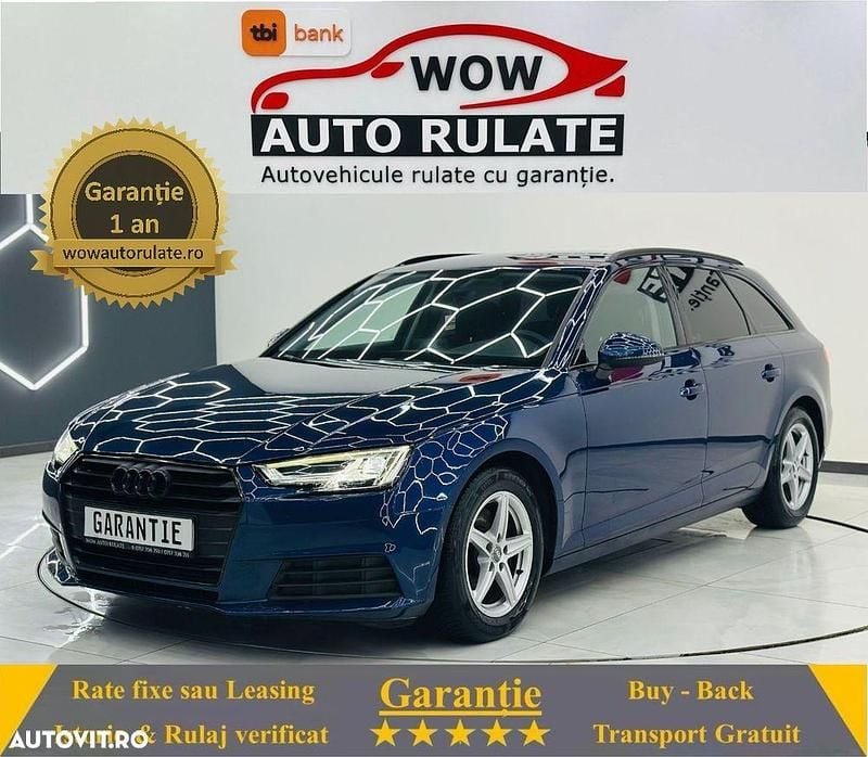Second-hand Audi A4 Sport 150 CP (110 kW) 2018 Culoarealbastru Break