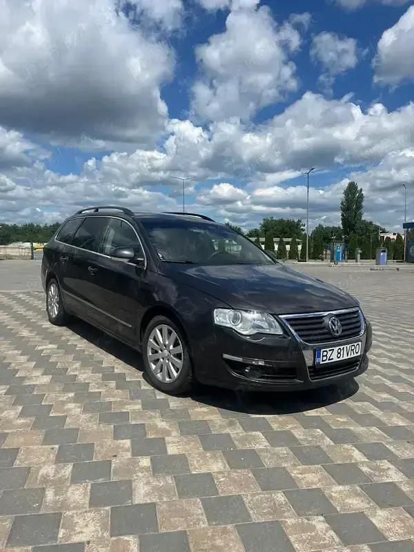 Negru Utilizat 2009 VW Passat Break | 3.600 EUR (Preț OK) - Imagine 1/4