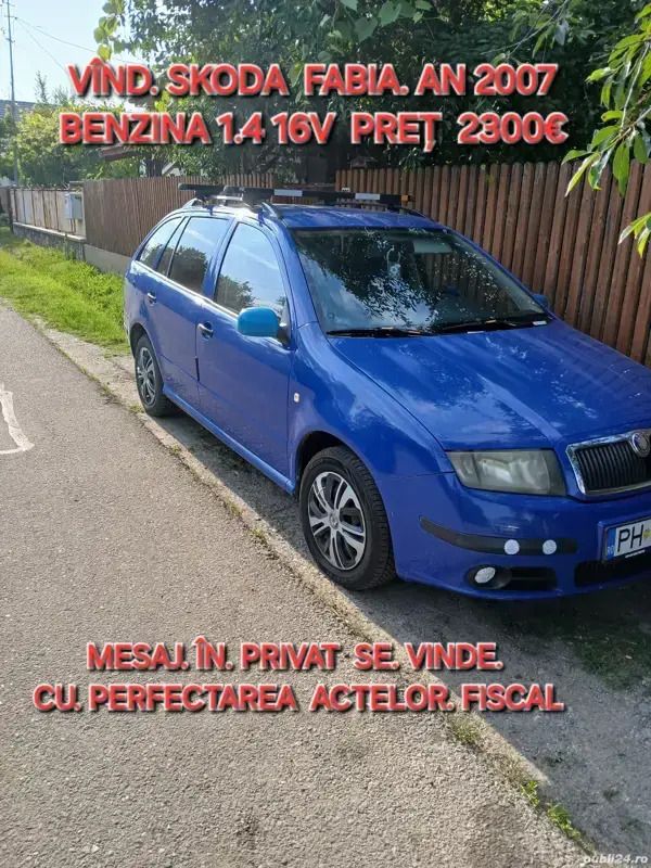 Utilizat 2007 Skoda Fabia Break | 2.300 EUR - Imagine 1/4