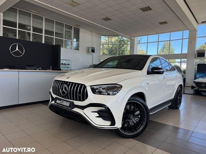 Culoarealb Utilizat 2023 Mercedes GLE53 AMG AMG Line Premium Coupe | 102.838 EUR (Super Preț) - Imagine 1/4