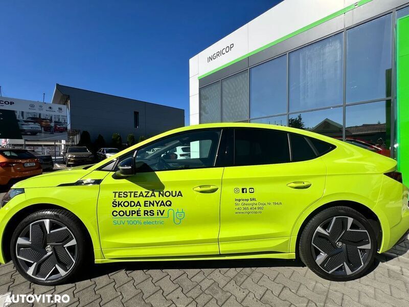Verde Utilizat 2022 Skoda Enyaq iV SUV | 59.000 EUR - Imagine 1/4