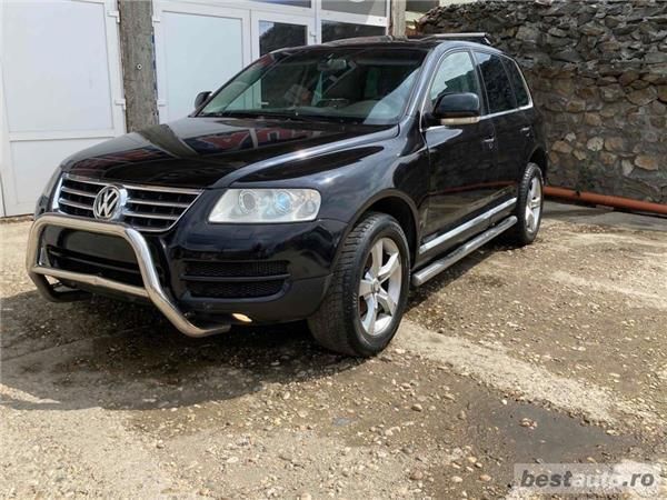Negru Utilizat 2005 VW Touareg SUV | 6.000 EUR (Preț OK) - Imagine 1/4