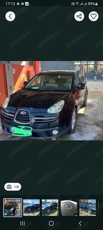 Second-hand Subaru Tribeca 245 CP (180 kW) 2007 Negru SUV