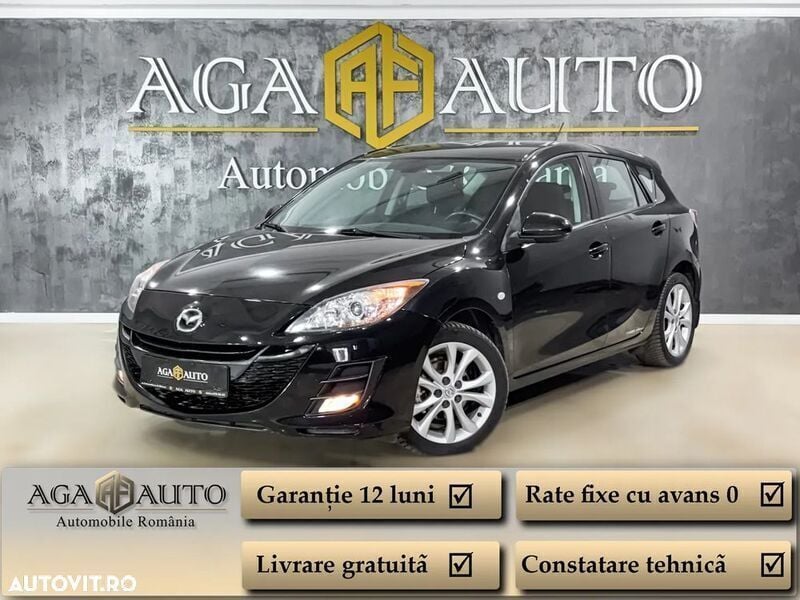 Negru Utilizat 2010 Mazda 3 Hatchback | 4.499 EUR (Puțin scump) - Imagine 1/4
