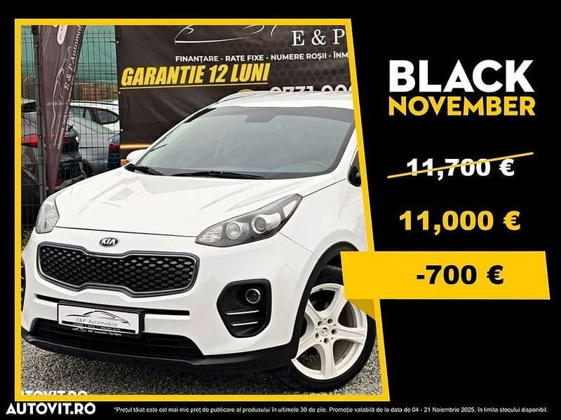 Culoarealb Utilizat 2017 Kia Sportage Spirit SUV | 11.000 EUR (Super Preț) - Imagine 1/4