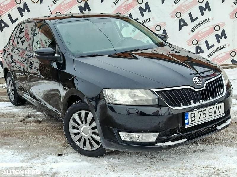 Culoarenegru Utilizat 2016 Skoda Rapid Ambition Berlinǎ | 6.950 EUR (Preț OK) - Imagine 1/4