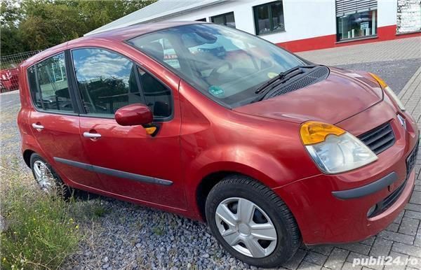 Rosu Utilizat 2006 Renault Modus Monovolum | 1.500 EUR - Imagine 1/4