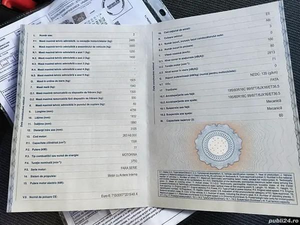 Second-hand Fiat Doblò 105 CP (77 kW) 2017 Alb Monovolum