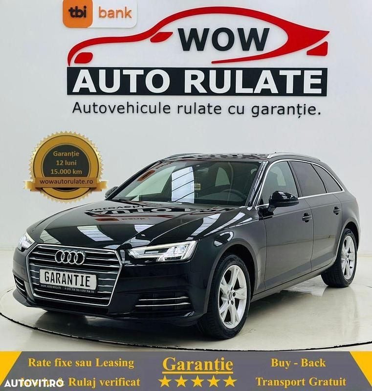Negru Utilizat 2016 Audi A4 Break | 12.490 EUR (Preț OK) - Imagine 1/4